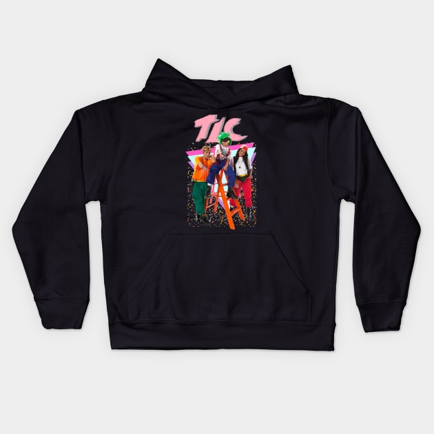 90s TLC Hiphop Classic Kids Hoodie by Premium Nation